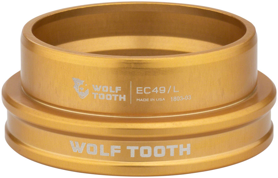 Wolf Tooth Premium Headset - EC49/40 Lower, Gold Tumblr