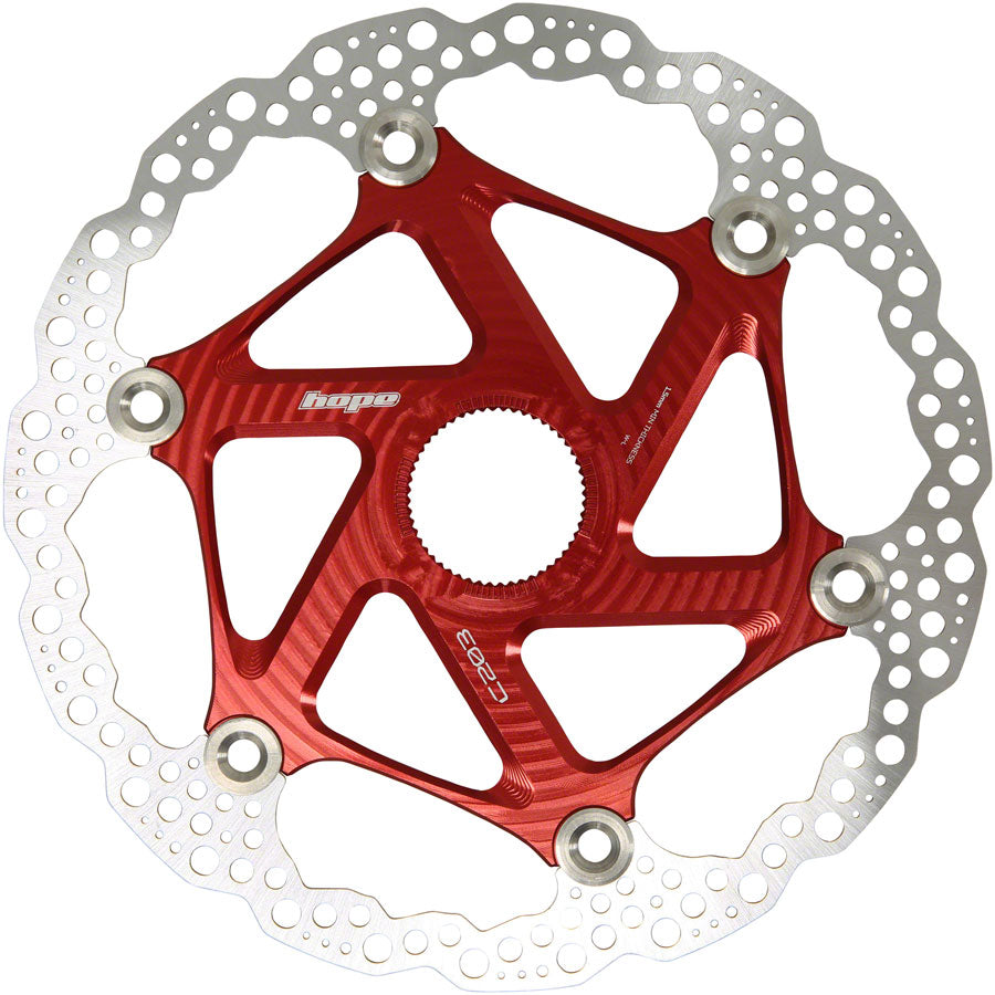 Hope MTB Floating Centre-Lock Disc Brake Rotor - 203mm, Center-Lock, Red Buy Cheap Clearance Store