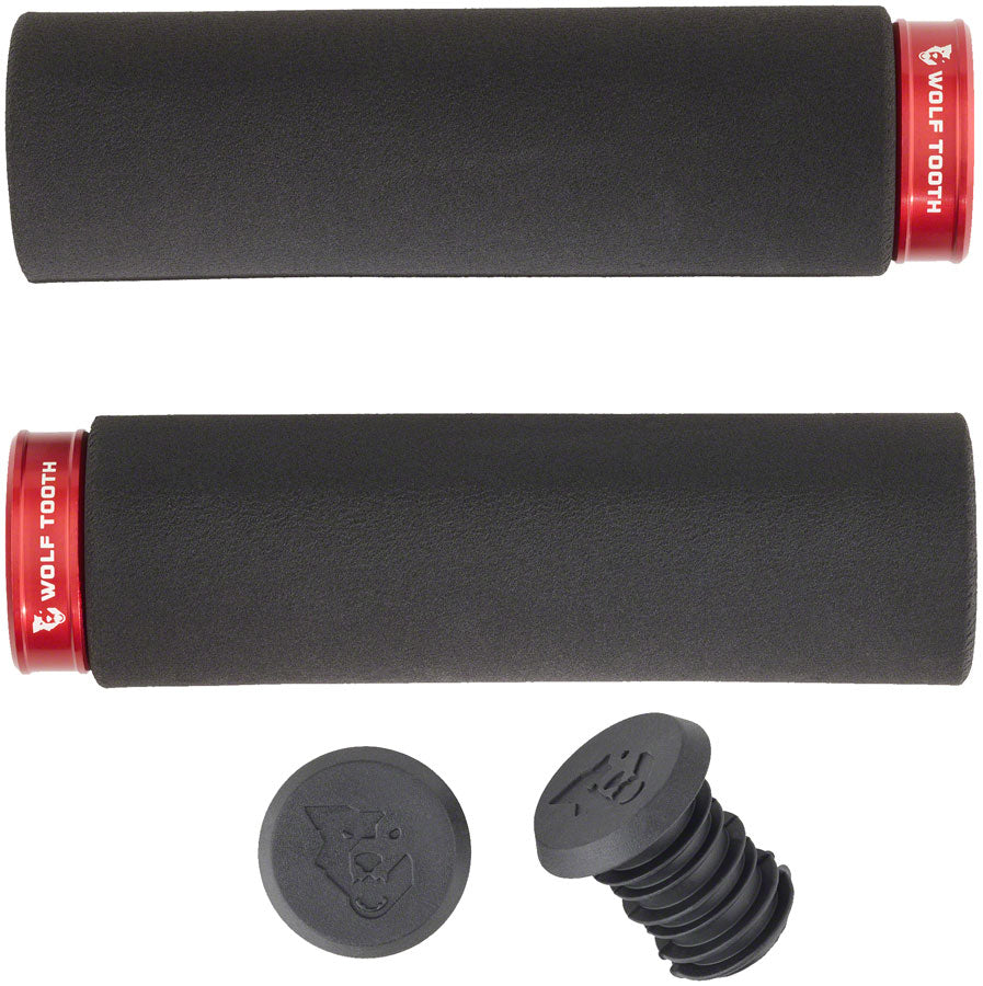 Wolf Tooth Fat Paw Lock-on Grips - Black/Red Buy Cheap Countdown Package