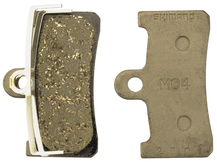 Shimano M04-RX Disc Brake Pads and Spring - Resin Compound, Steel Back Plate, Fits XT M755, One Pair Low Pice Fee Shipping Sale Online