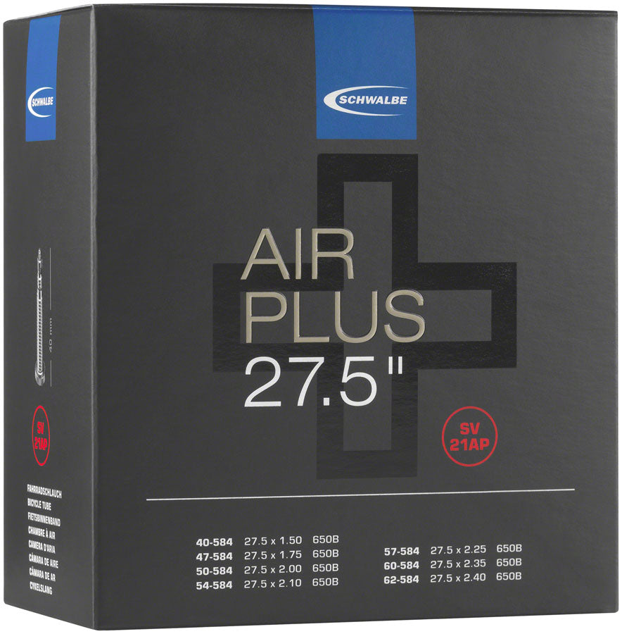 Schwalbe Air Plus Tube - 27.5 x 2.1 - 3, 40mm Presta Valve Cheapest Pice For Sale