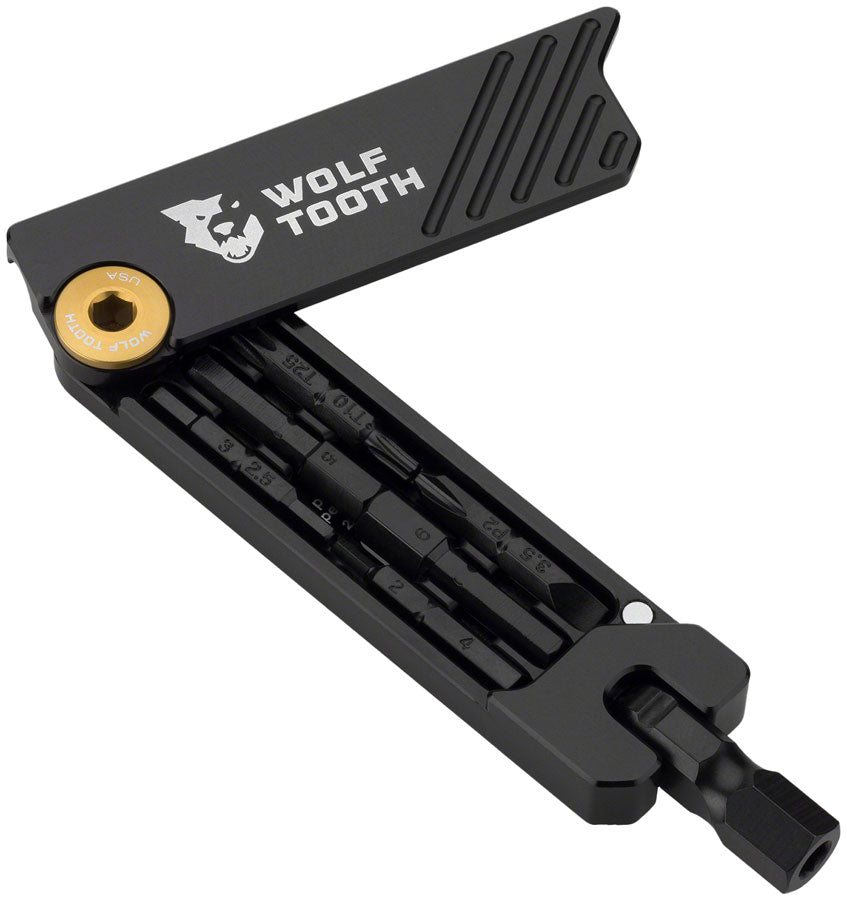 Wolf Tooth 6-Bit Hex Wrench - Multi-Tool, Gold Outlet Free Shipping Authentic