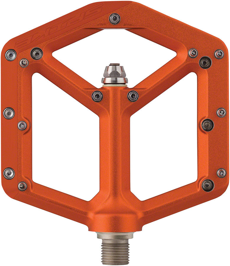 Spank Spike Pedals - Platform, Aluminum, 9/16, Orange Discount Shop For