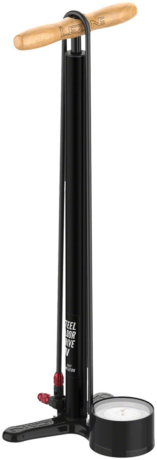 Lezyne Steel HV Floor Drive Pump - Flat Black 100% Authentic Sale Online