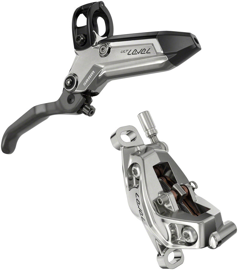 SRAM Level Ultimate Stealth Disc Brake and Lever - Rear, Post Mount, 4-Piston, Carbon Lever, Titanium Hardware, Buy Cheap Get Authentic