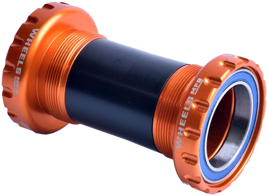 Wheels Manufacturing BSA Bottom Bracket - DUB Spindle, ABEC 3, Orange Outlet Low Pice Fee Shipping