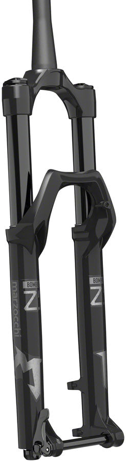 Marzocchi Bomber Z1 Suspension Fork - 27.5, 160 mm, 15QR x 110, 44mm Offset, RAIL, Sweep-Adjust, Shiny Black Buy Cheap 2025
