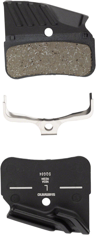 Shimano N03A-RF Disc Brake Pad and Spring - Resin Compound, Finned Alloy Back Plate, One Pair Cheap Sale Manchester