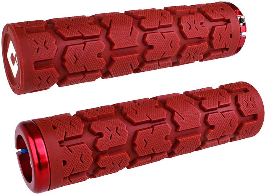 ODI Rogue v2.1 Lock-On Grips - Red Outlet Big Discount