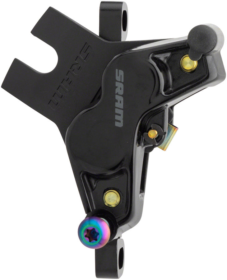 SRAM G2 Ultimate Disc Brake Caliper Assembly - Post Mount, Gloss Black with Rainbow Hardware, A2 Largest Supplier Cheap Pice