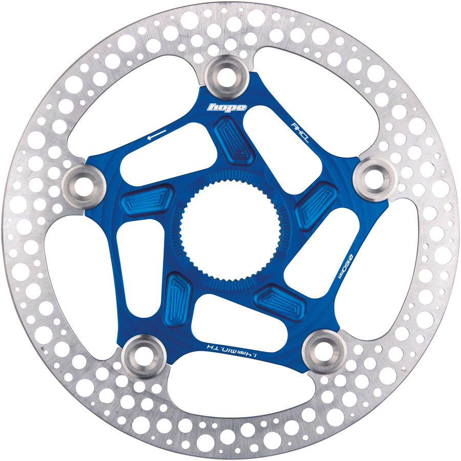 Hope RX Disc Rotor - 160mm, Center-Lock, Blue Cheap Pice Outlet Sale