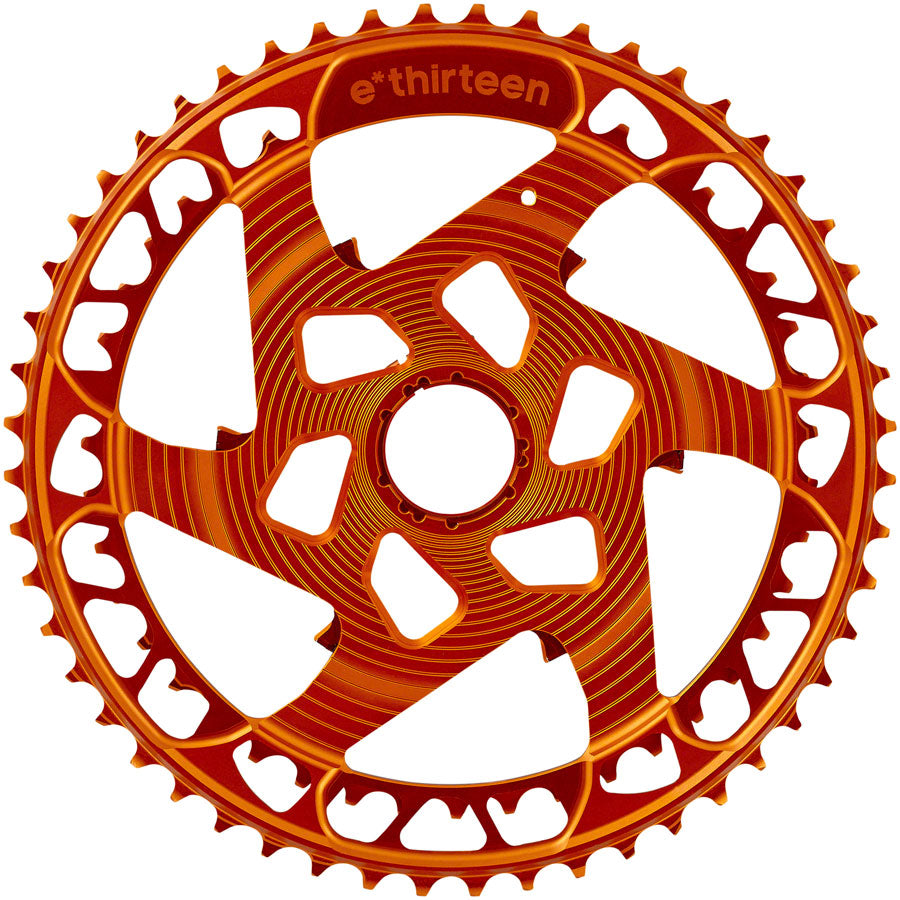 e*thirteen Helix Race Cassette - 12-Speed, 9-52t, Naranja Marketable