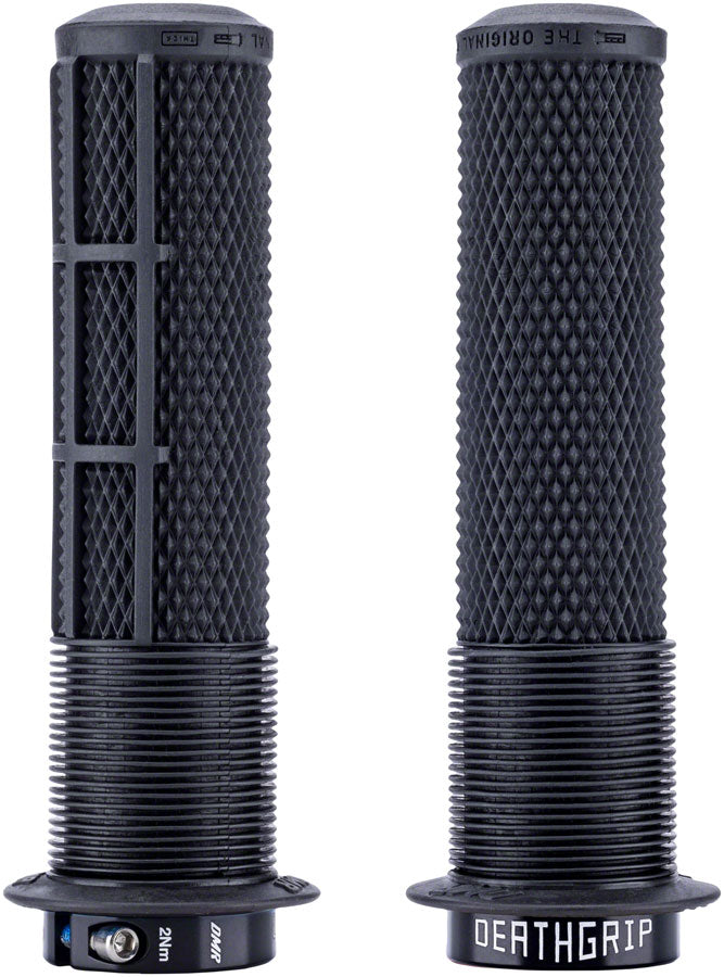 DMR DeathGrip 2 Flanged Grips - Thick, Lock-On, Black Clearance Store Sale Online