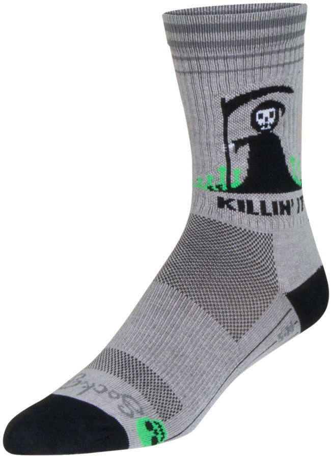 SockGuy Killin' It Crew Sock - 6, Large/X-Large