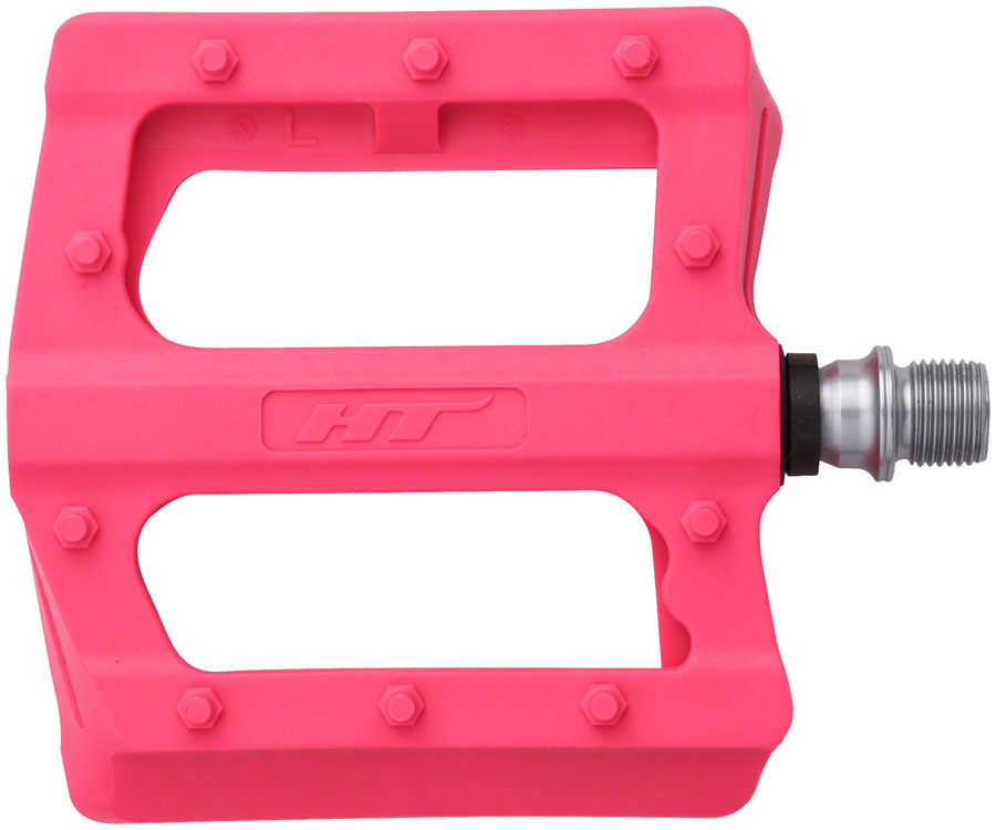 HT Components PA12 Pedals - Platform, Composite, 9/16, Neon Pink Cheap Online Store