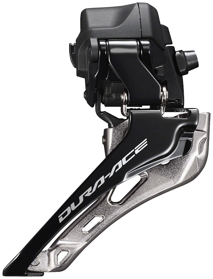 Shimano Dura-Ace FD-R9250 Di2 Front Derailleur - 2x12-Speed, Braze-on, Down Swing, For 50-55t Max, Black/Silver Looking For
