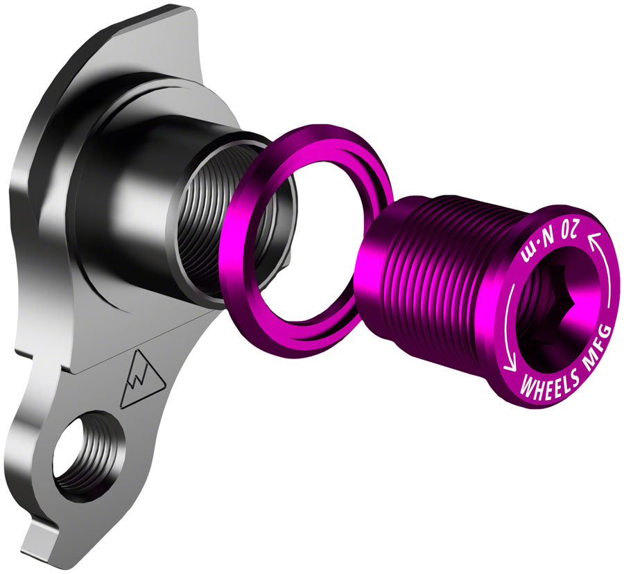 SRAM Universal Derailleur Hanger (UDH) - Purple - Wheels Manufacturing - 404-7 Marketable Sale Online