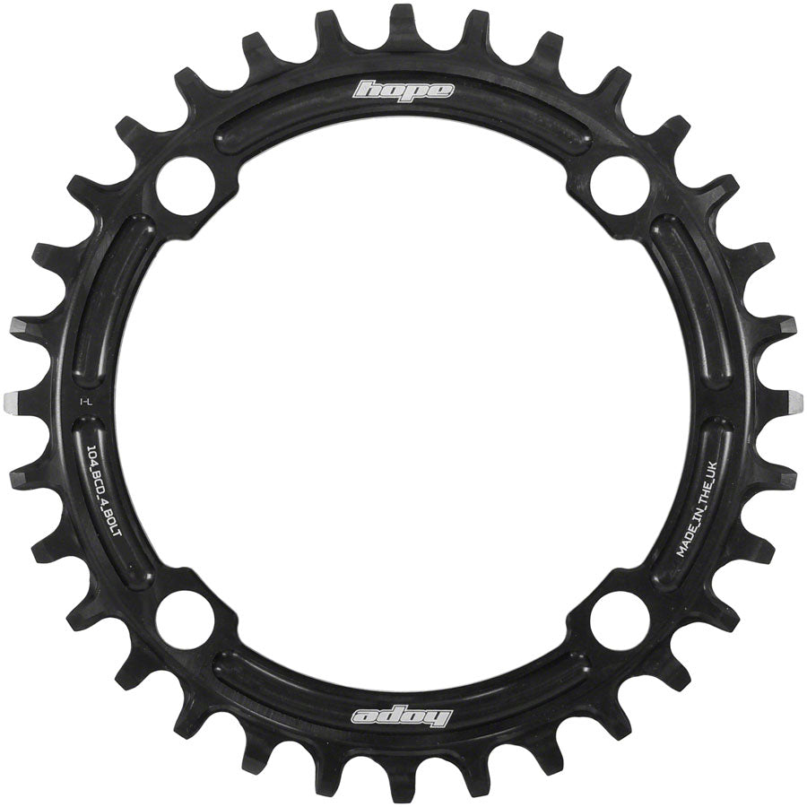Hope Retainer Chainring - 38t, 104 BCD, R22, Black Outlet Looking For