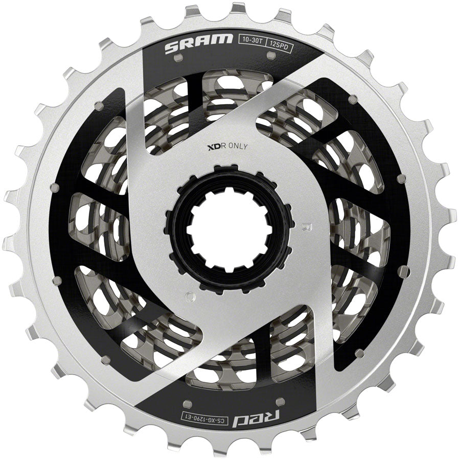 SRAM RED XG-1290 Cassette - 12-Speed, 10-30t, For XDR Driver Body, Silver, E1 Shipping Outlet Store Online