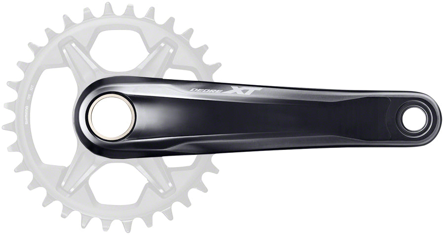 Shimano Deore XT FC-M8100-1 Crankset - 175mm, 12-Speed, 1x, Direct Mount, Hollowtech II Spindle Interface, Black Browse