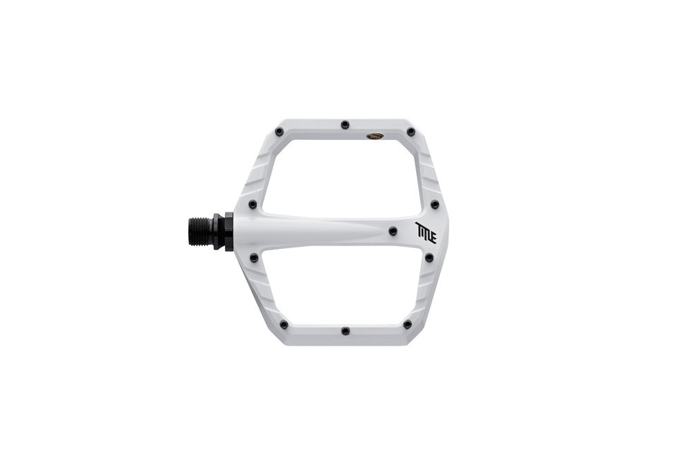 Title MTB Connect Aluminum Platform Pedals, Gloss White Buy Cheap Discounts