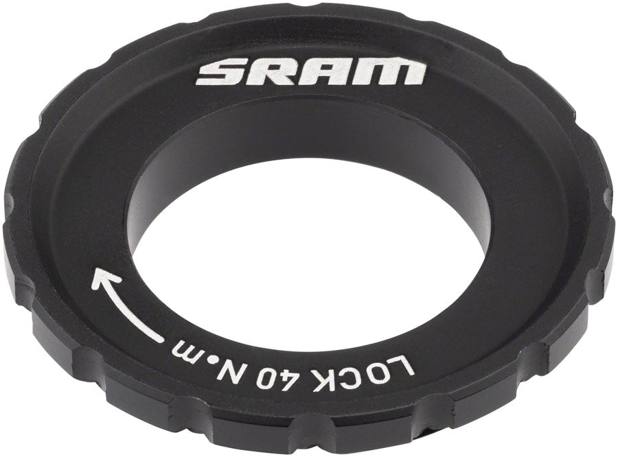 SRAM Disc Lock Ring - CenterLock, Black Top Quality Sale Online