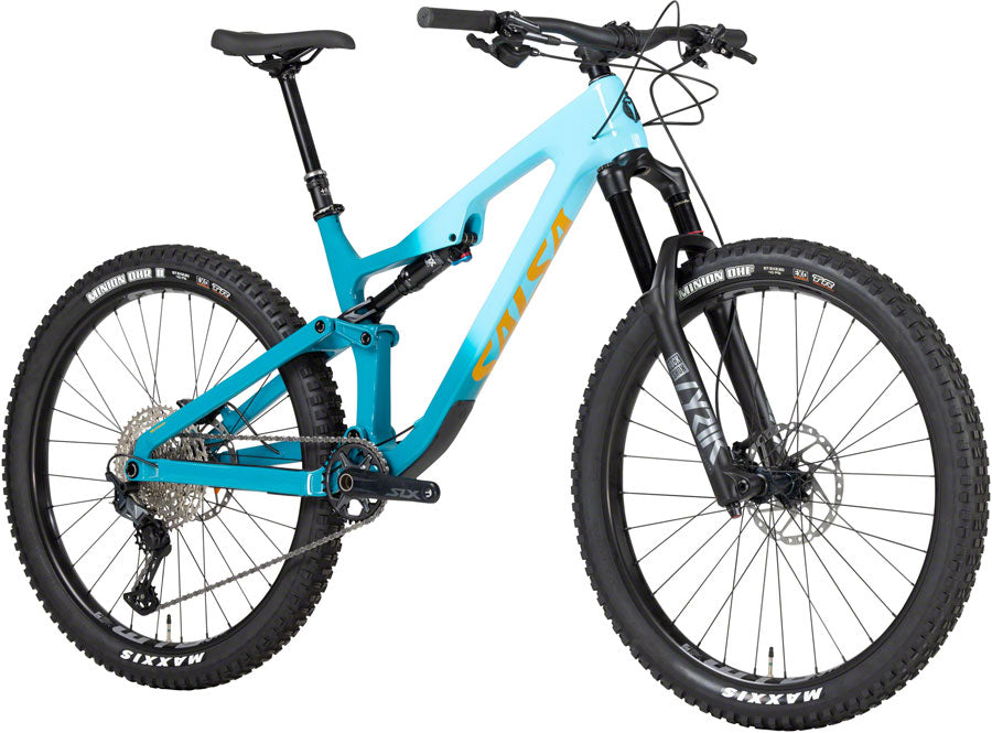 Salsa Rustler Carbon SLX Bike - 27.5, Carbon, Teal Fade, X-Large Factory Outlet Cheap Pice