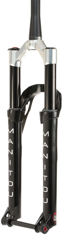 Manitou R8 Pro Suspension Fork - 29, 120 mm, 15 x 110 mm, 44mm Offset, Crown Lockout, Black/Silver Clearance Recommend