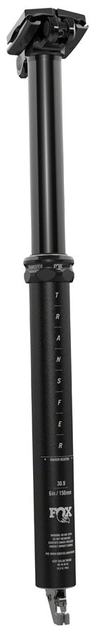 FOX Transfer Performance Series Elite Dropper Seatpost - 30.9, 200 mm, Internal Routing, Anodized Upper Outlet New Styles