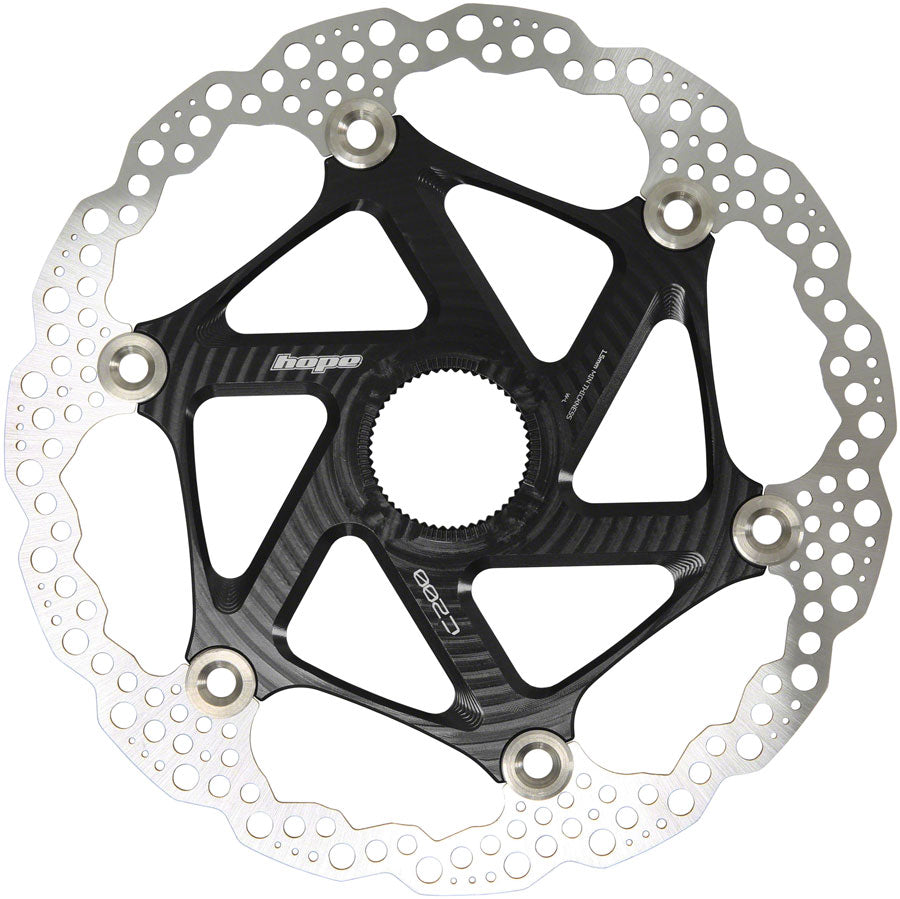 Hope MTB Floating Centre-Lock Disc Brake Rotor - 200mm, Center-Lock, Black Recommend For Sale