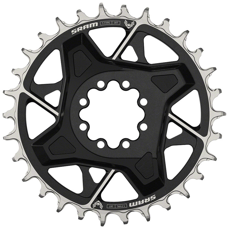 SRAM X0 Eagle T-Type Direct Mount Chainring - 30t, 12-Speed, 8-Bolt Direct Mount, 3mm Offset, Aluminum, Black, D1 Ebay