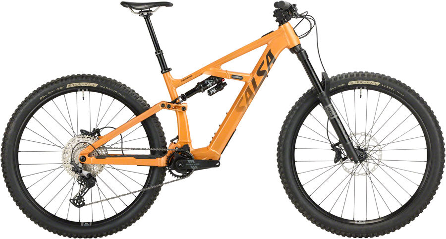 Salsa Moraine Deore 12 Ebike - 29, Aluminum, Terracotta Orange, Small Outlet Low Pice