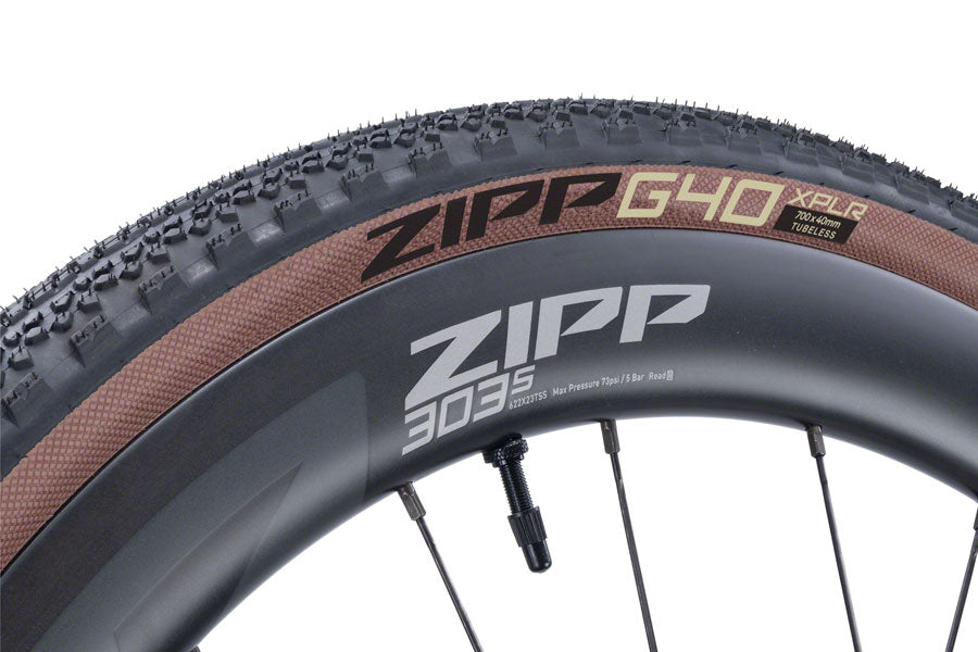 Zipp G40 XPLR Puncture Resistant Tire - 700 x 40, Tubeless, Folding, Black/Tan, A2 Discount Low Cost