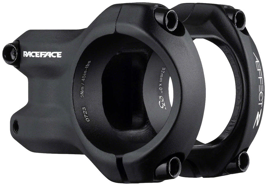 RaceFace Aeffect R Stem - 32mm, 35 mm Clamp, +/-0, 1 1/8, Aluminum, Black Clearance Inexpensive