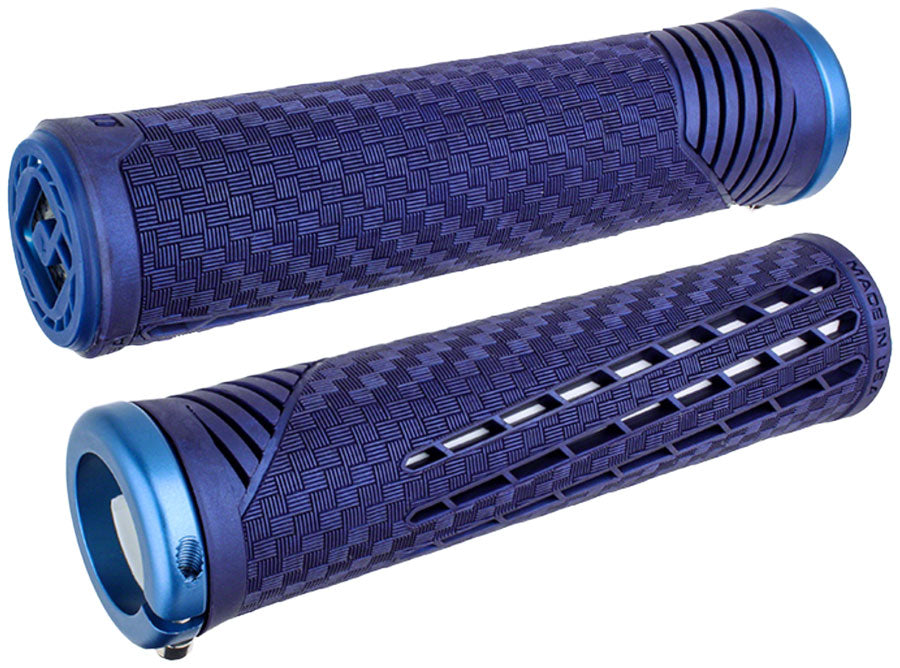 ODI CF V2.1 Grips - Blue, Lock-On Buy Cheap Reliable