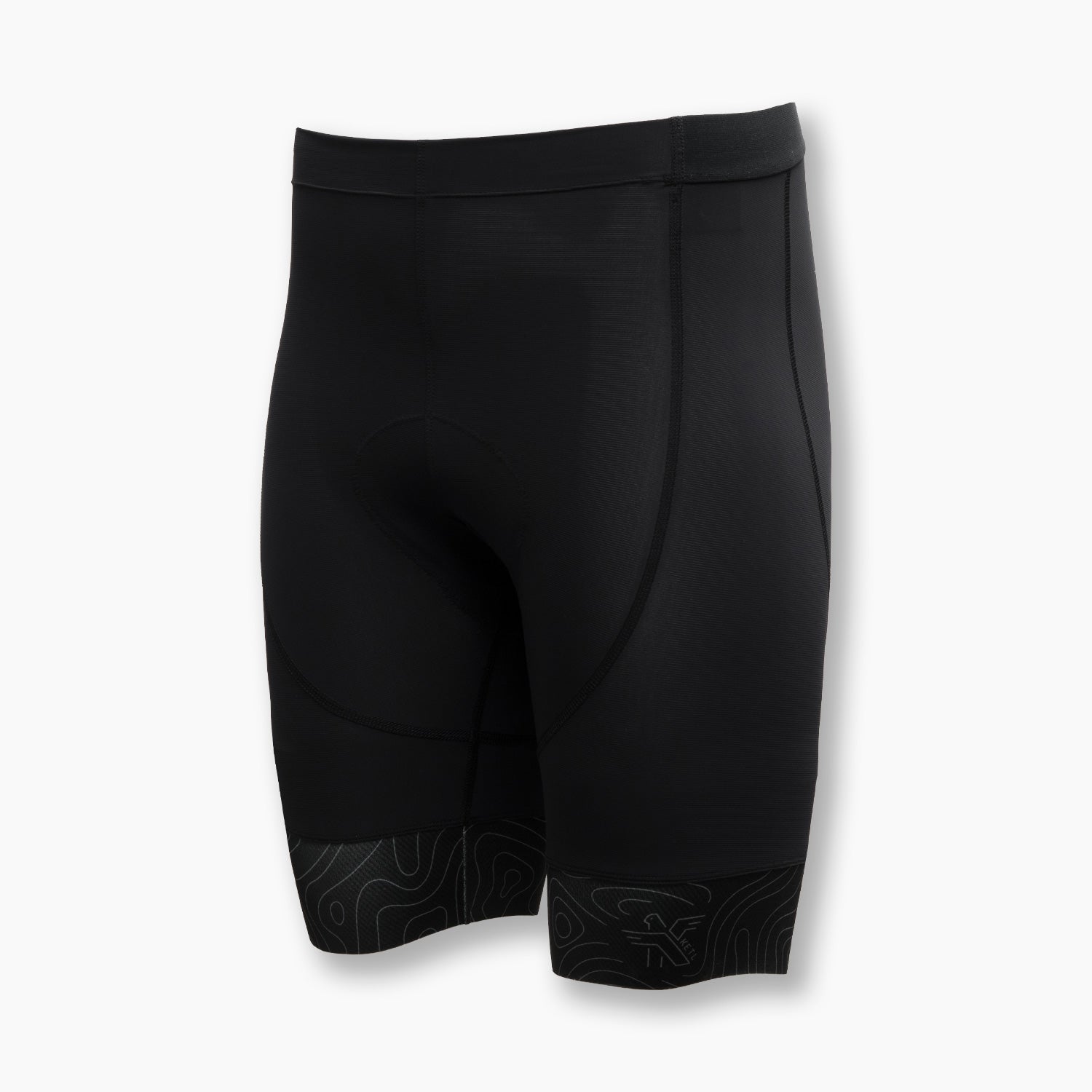 KETL Mtn Canyon Quad Layer MTB Chamois Shorts - Men's Lightweight, Breathable Mountain Bike Black Liner