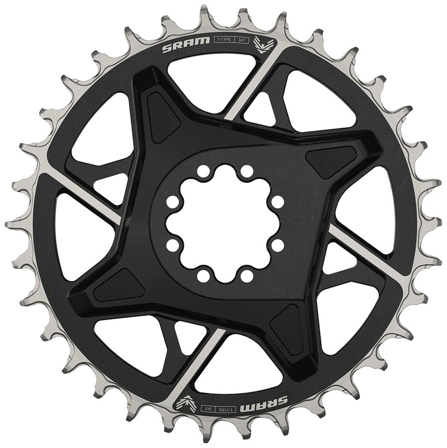 SRAM X0 Eagle T-Type Direct Mount Chainring - 34t, 12-Speed, 8-Bolt Direct Mount, 3mm Offset, Aluminum, Black, D1 Cheap Outlet Store