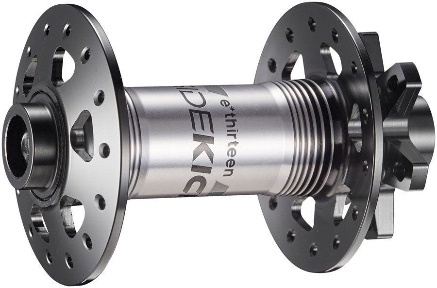 e*thirteen Sidekick Front Hub - 15 x 110mm, 6-Bolt Disc, Black/Sterling Silver, 28H Sale With Credit Card