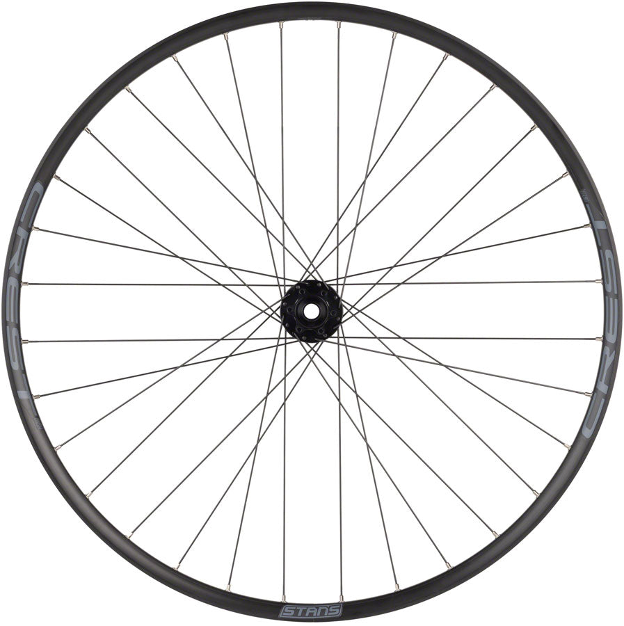 Stan's Crest S2 Front Wheel - 29, 15 x 100mm, 6-Bolt, Black