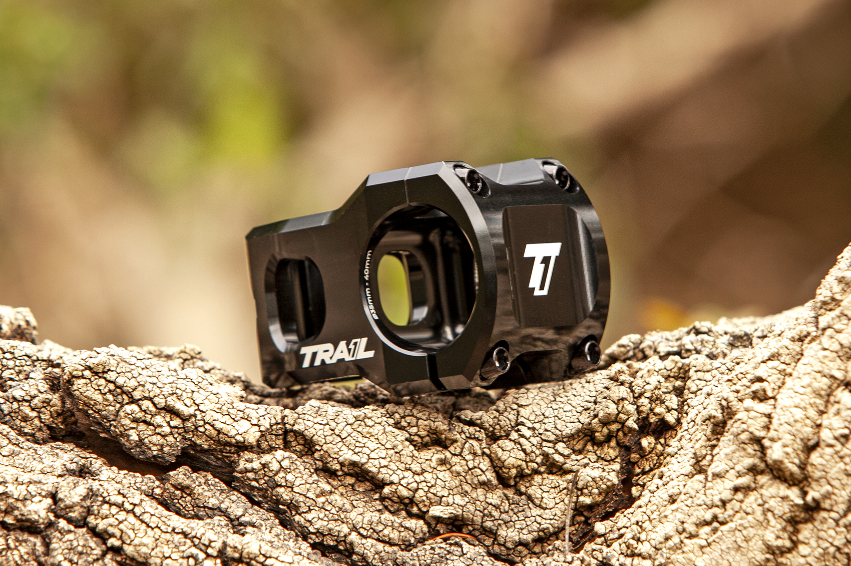 Trail One Components The Viking Stem - 35mm Clamp - Black Comfortable