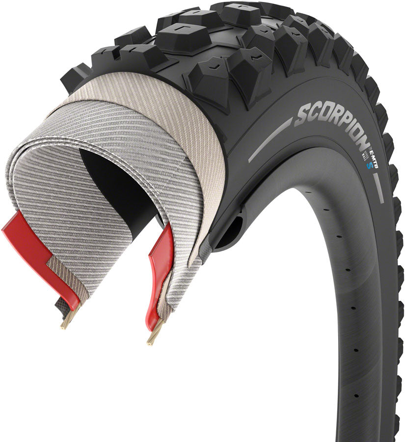 Pirelli Scorpion E-MTB S Tire - 29 x 2.6, Tubeless, Folding, Black How Much Cheap Online