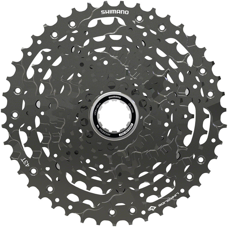 Shimano CUES  CS-LG400-10 Cassette - 10 Speed, 11-43t, LINKGLIDE, Black With Credit Card Cheap Pice