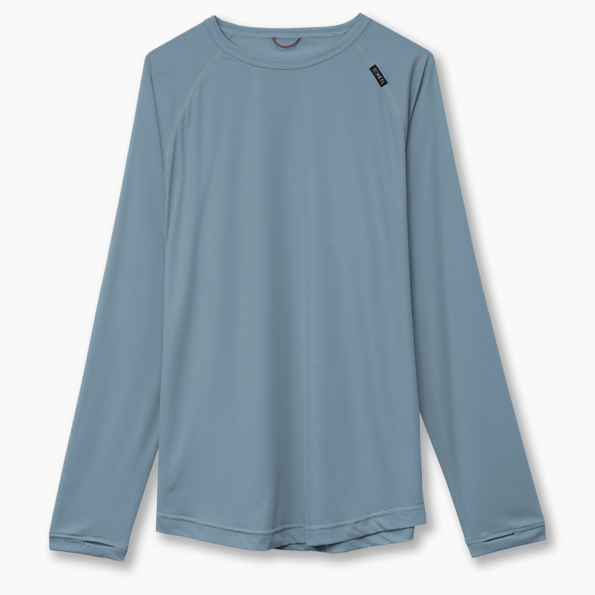 Ketl Mtn Nofry Sun Shirt Long Sleeve - SPF/UPF 30+ Sun Protection Shirt Lightweight For Summer Travel - Slate Men's