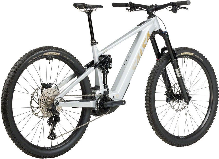 Salsa Notch Deore 12 Ebike - 29, Aluminum, Silver, Small Enjoy Online