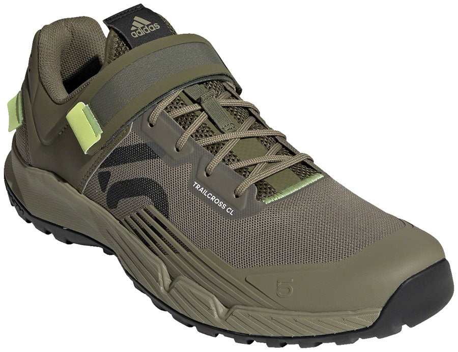 Five Ten Trailcross Mountain Clipless Shoes - Men's, Orbit Green/Carbon/Pulse Lime, 12
