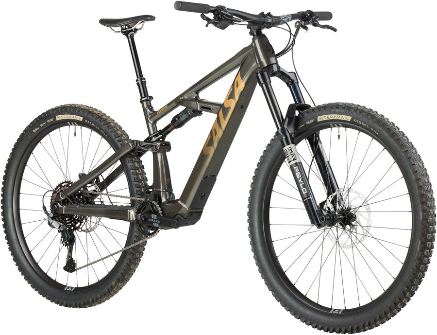 Salsa Moraine Cues 10 Ebike - 29, Aluminum, Coffee Black, Large Cheap Supply