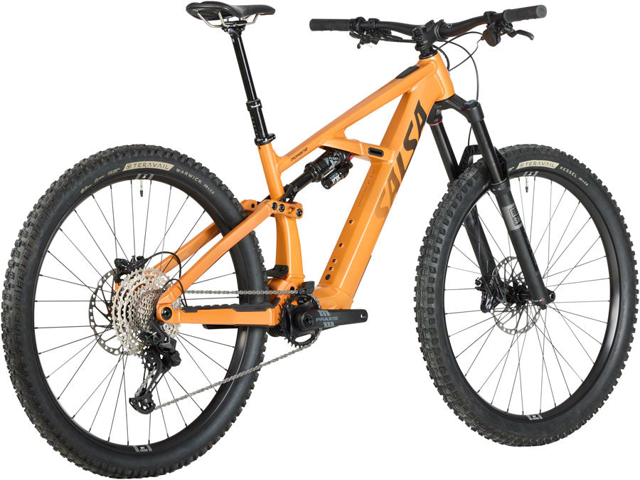 Salsa Moraine Deore 12 Ebike - 29, Aluminum, Terracotta Orange, Small Outlet Low Pice