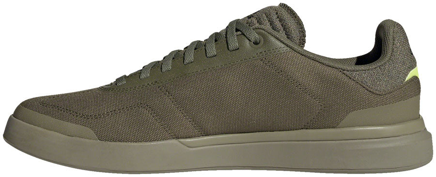 Five Ten Sleuth DLX Canvas Flat Shoes - Men's, Focus Olive/Core Black/Pulse Lime, 8.5