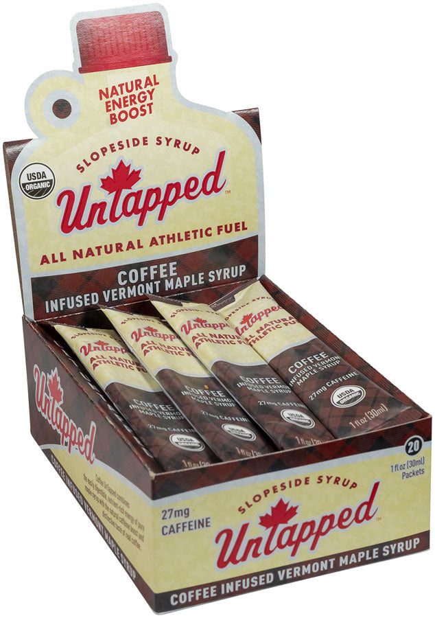 UnTapped Maple Syrup Energy Gel with Caffeine - Coffee, Box of 20 Buy Cheap Authentic