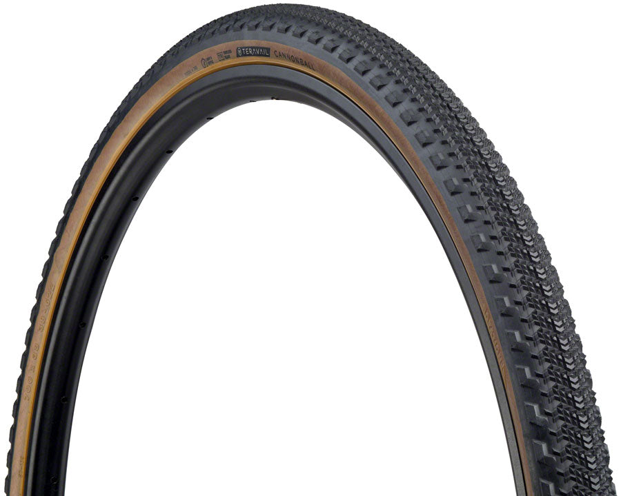 Teravail Cannonball Tire - 700 x 38, Tubeless, Folding, Tan, Durable, 60tpi, Fast Compound Cheap Sale Excellent